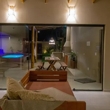 Novo-Refugio Do Arquiteto - Casa Coqueiro, 4 Minutos Caminhando Ate A Praia Sao Sebastiao  Exterior photo